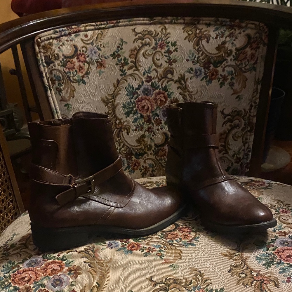 Kim Rogers Brown Ankle Boots